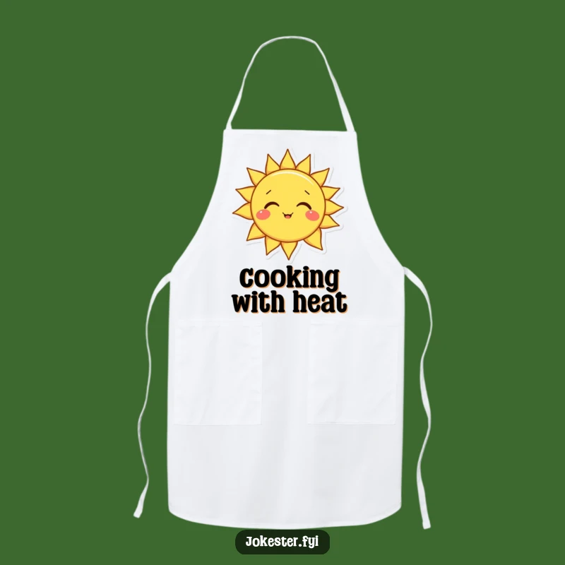 Funny Sun Apron: Kitchen Sunshine with this Playful Character
