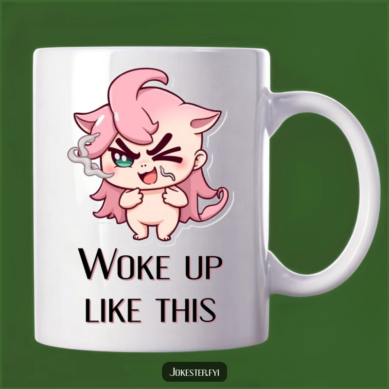 Funny Winking Smoke Mage Mug: A Hilarious Gift for Pranksters and Jokers