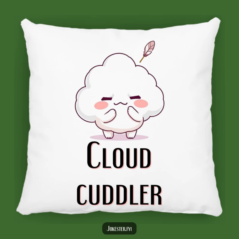 Soft Funny Kawaii Cloud Tickle Pillow: Mischievous Character's Feathered Fun - Comfy Gift