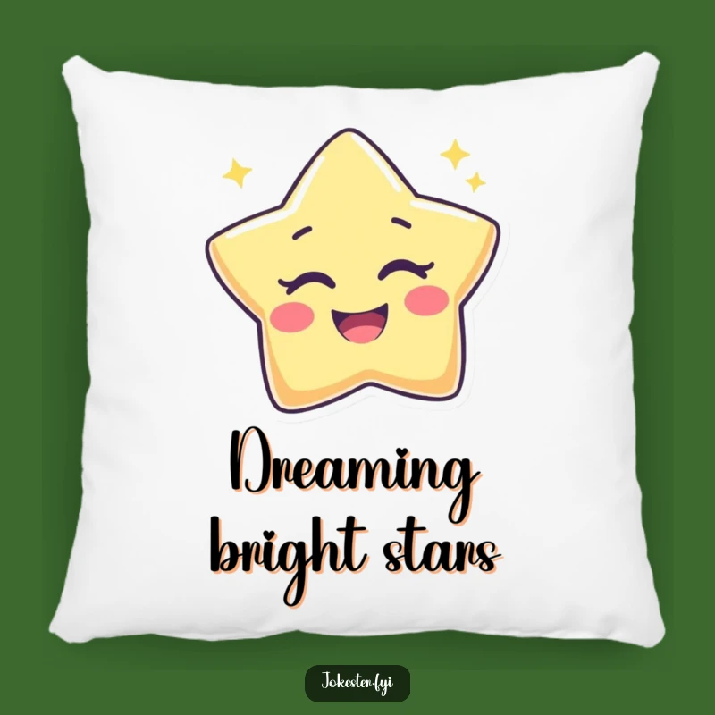 Funny Star Wink Pillow - Cozy Twinkle Decor Humor Cushion