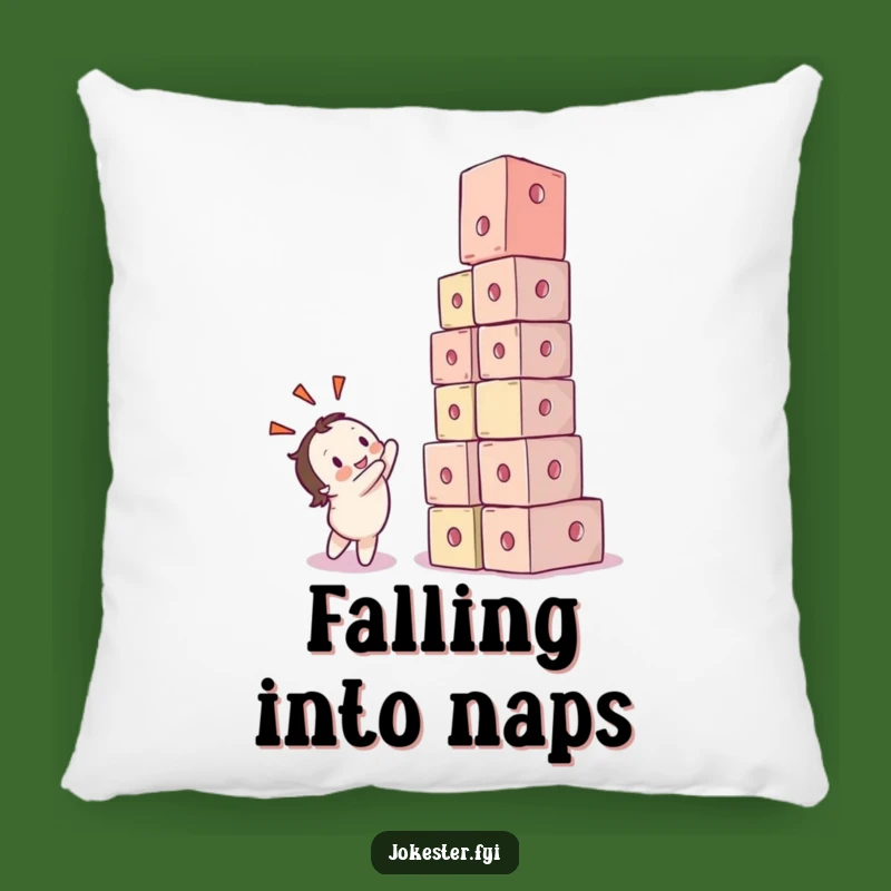 Funny Collapsing Cubes Pillow - Snuggle Up with Hilarious, Comfy Chaos!