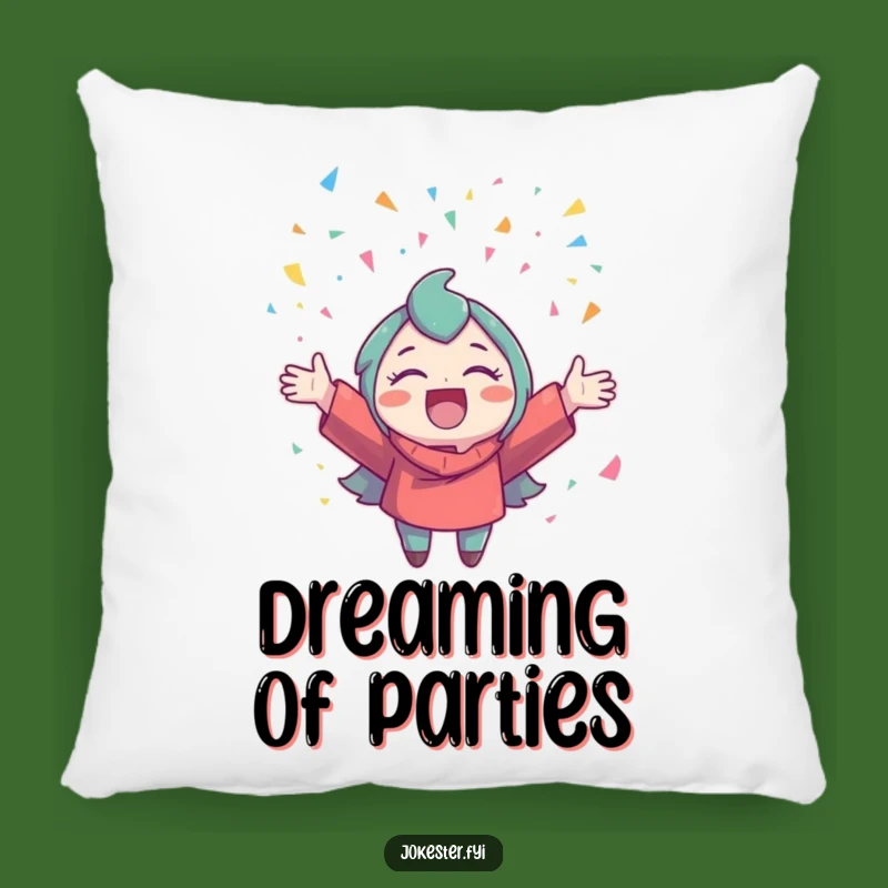 Funny Confetti Character Pillow: Cuddle Up with Joy Funny Gift!