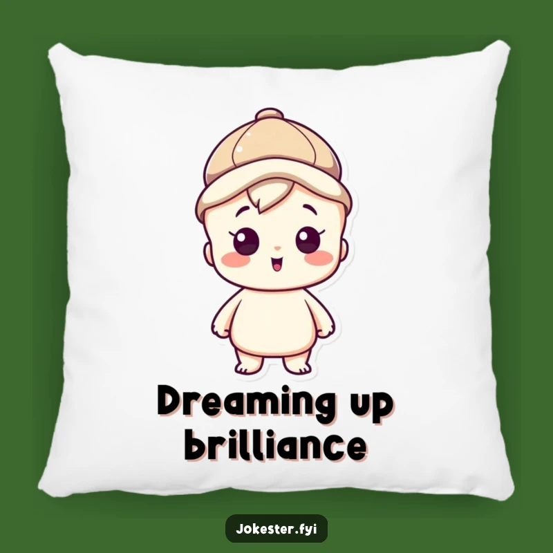 Funny Thinking Cap Pillow: Cozy Up with Clever Thoughts, Perfect Gift