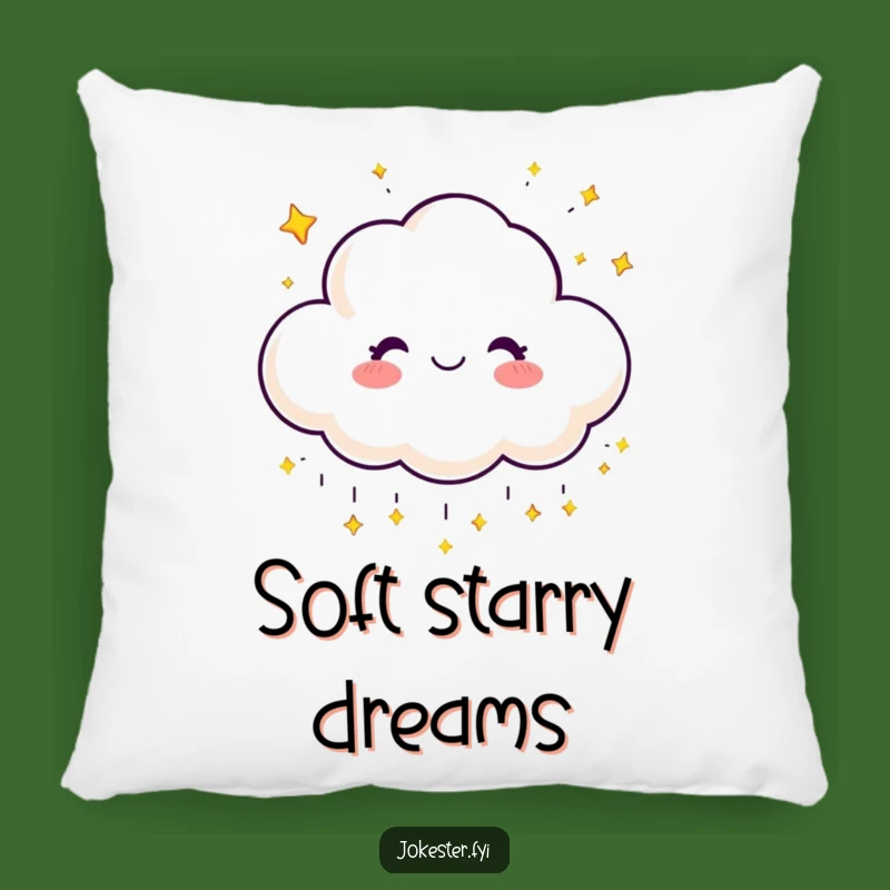 Cozy Funny Happy Cloud Pillow: Soft Pillow for Sweet Dreams