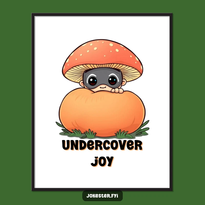 Funny Curious Masked Character Digital Art - Instant Whimsical Decor for Your Walls!