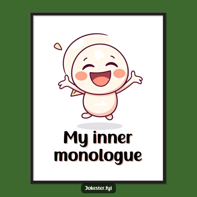 Funny Speech Bubble Digital Art: Instant Laughing Character Download