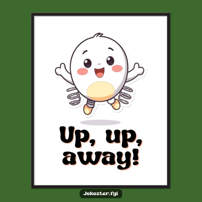 Funny Spring Feet Bouncing Digital Art: Instant Joy for Your Walls