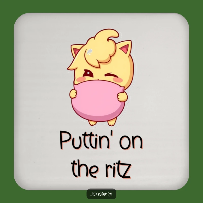 Funny Whoopee Cushion Coaster: Protect Surfaces with Mischief, A Charming Funny Gift!