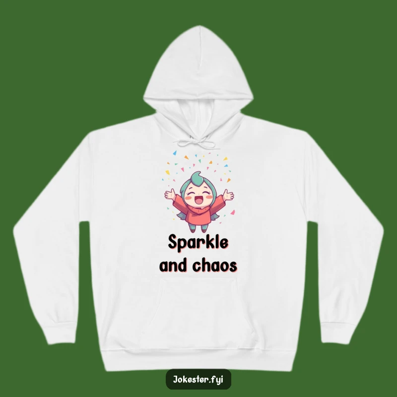 Funny Confetti Character Hoodie: Cozy Up with Celebration Funny Gift!