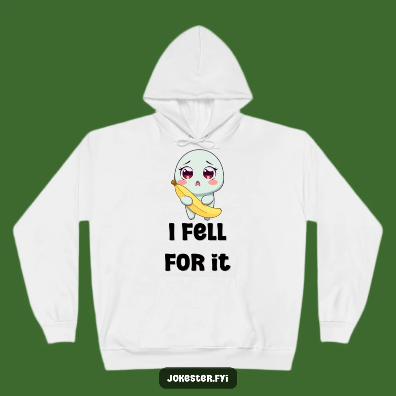 Funny Banana Peel Slip Hoodie: Cozy Up After a Slip