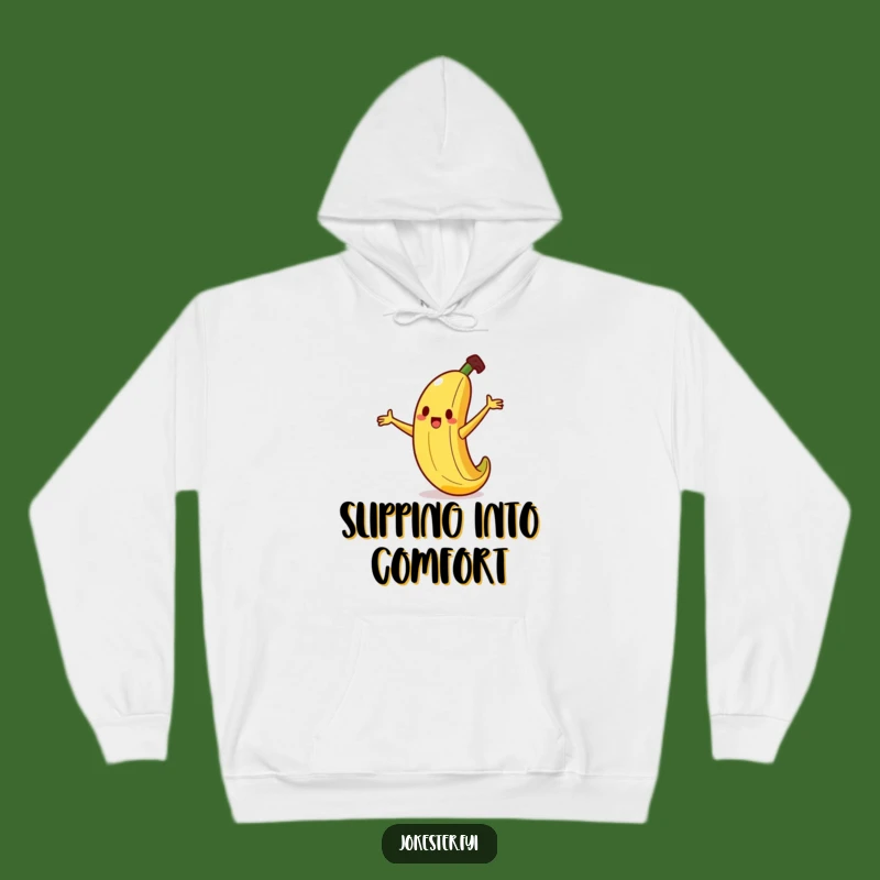 Funny Banana Slip Hoodie: Cozy Cartoon Comfort and Hilarious Banana Gift