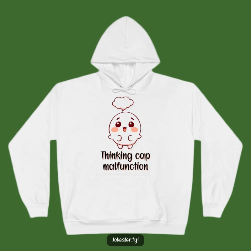 Funny Surprised Thought Hoodie: Happy Character Cozy Surprise, Warm Gift!
