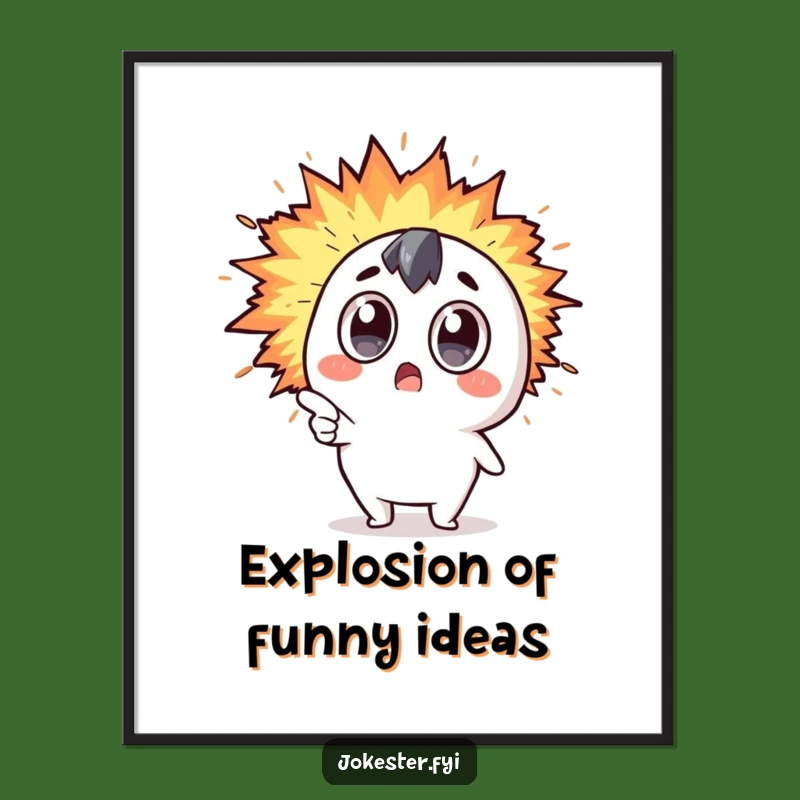 Free Printable Wall Art: Humor Explosion - Whimsical Downloadable Decor Gift!