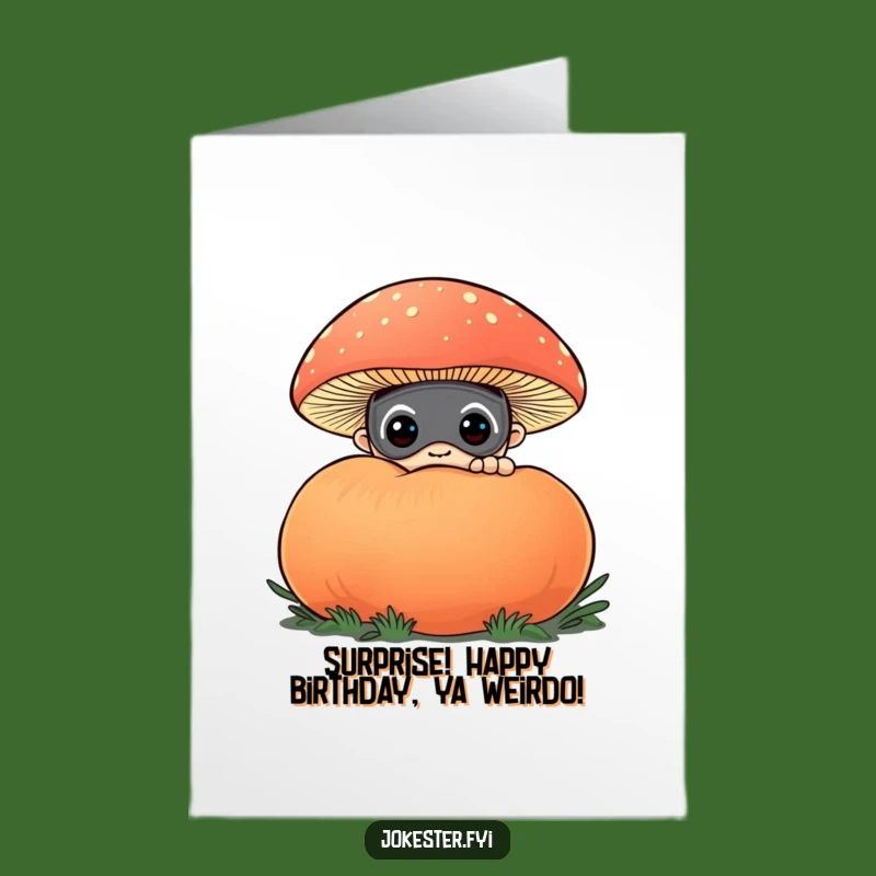 Free Printable Birthday Card: Masked Explorer Funny Downloadable Gift