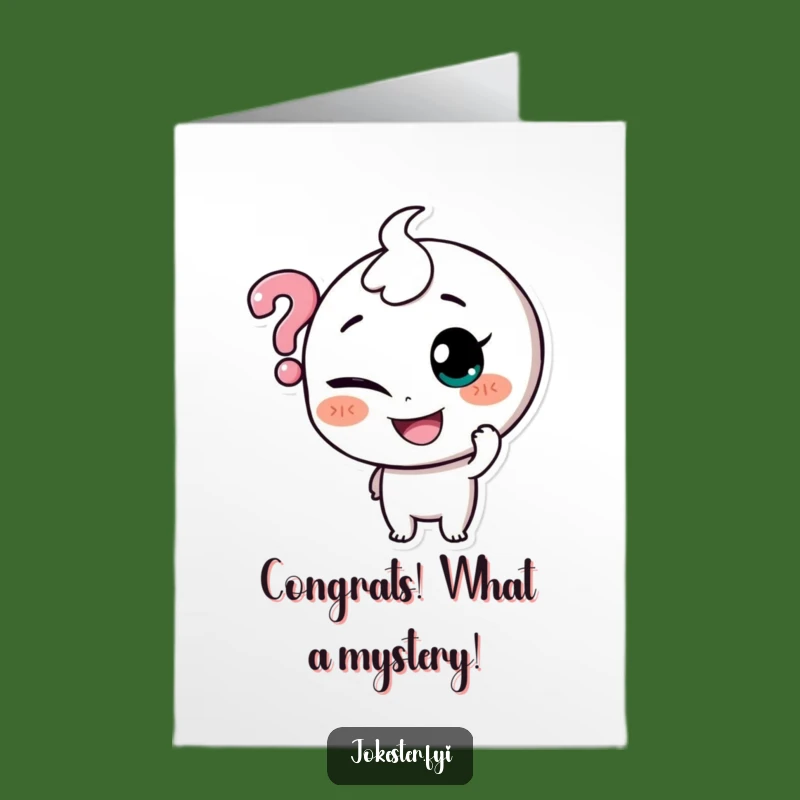 Free Printable Tickle Question Mark Congrats Card - Witty Downloadable Celebration