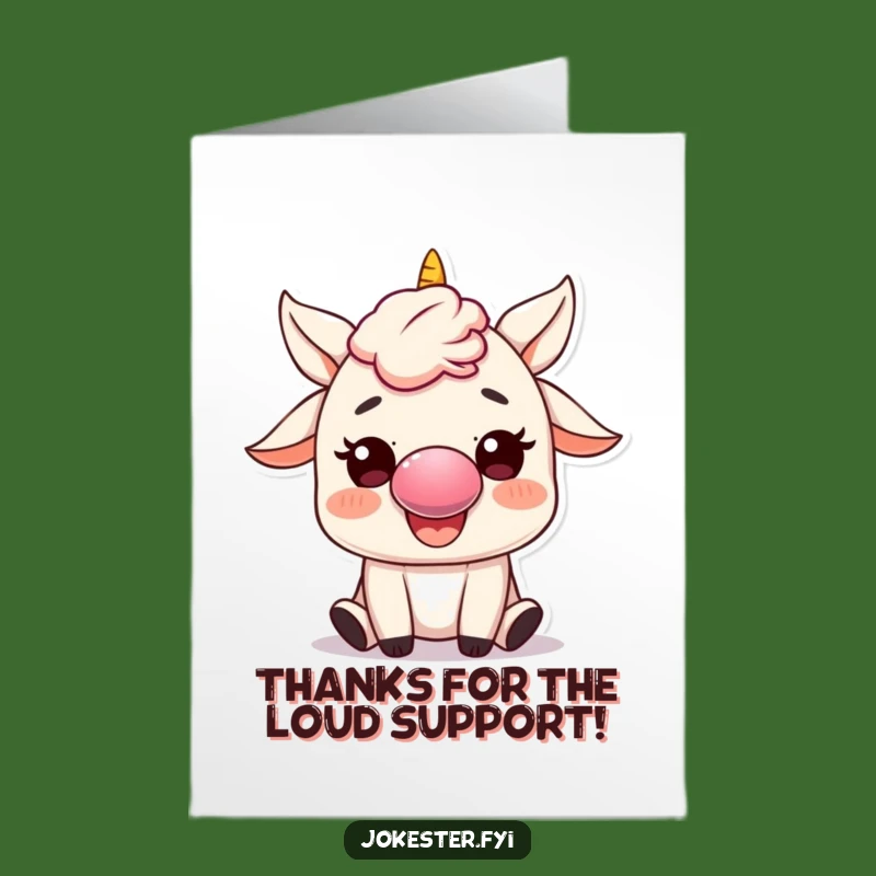 Free Printable Thank You Card: Clown Nose Character Honking Horn Funny Downloadable Gift