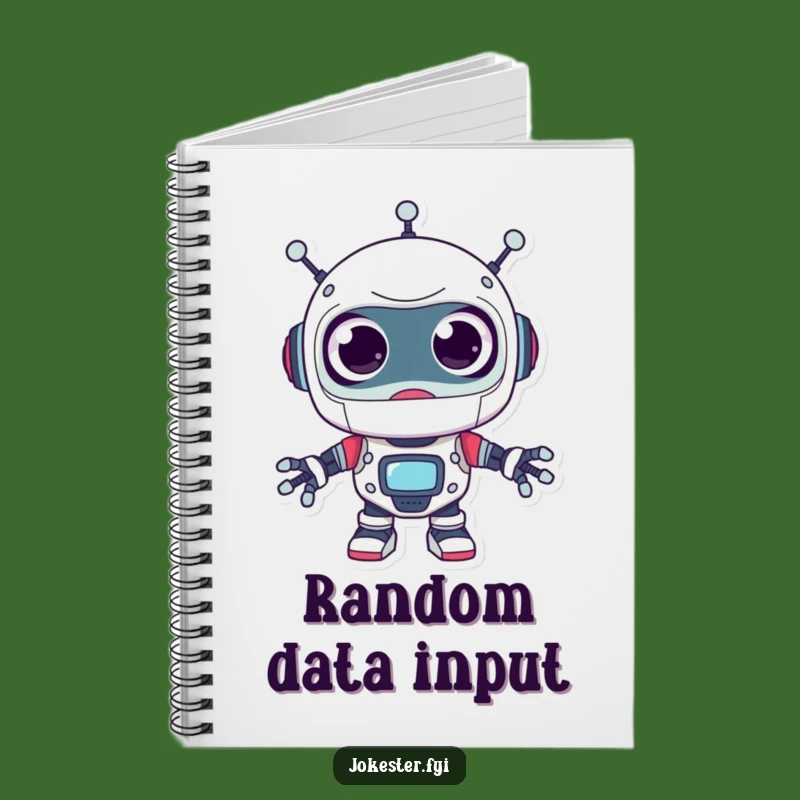 Funny Robot Notebook - Googly Eyed Surprise Journal Funny Gift