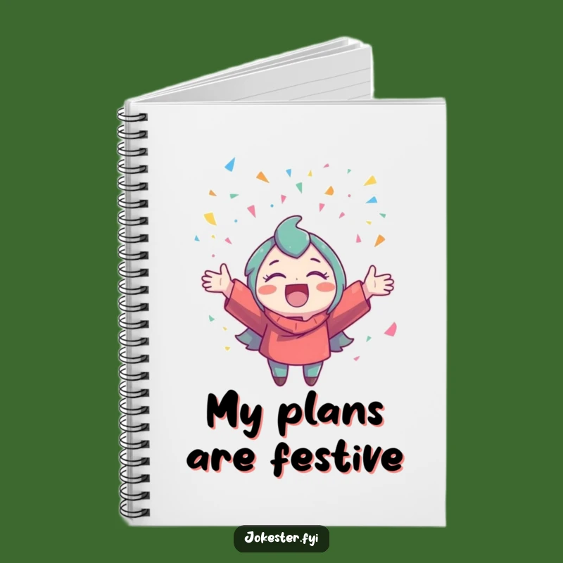 Funny Confetti Character Notebook: Write Your Celebrations Funny Gift!