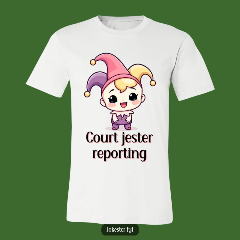 Funny Jester Hat T-Shirt: Cheerful Character Playfulness, Hilarious Gift!