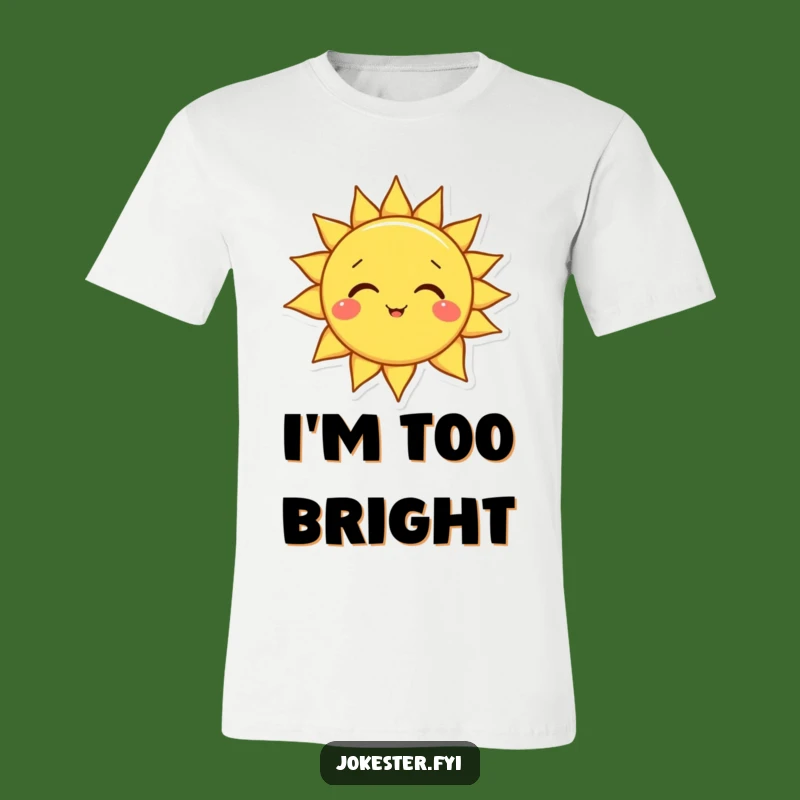 Funny Sun T-Shirt: Playful Smiling Character Tee for Sunny Gifts